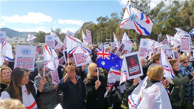آلاف الأستراليين يحتجون للمطالبة بتغيير تاريخ اليوم الوطنى