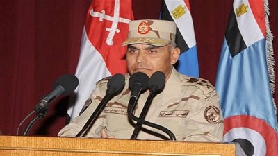 صبحي يلتقي قائد قوات حفظ السلام بجمهورية الكونغو الديمقراطية