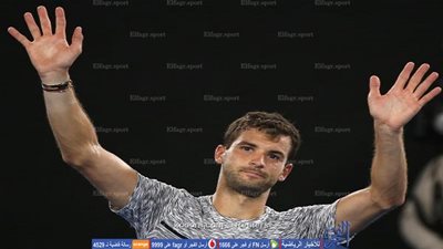 ديميتروف يستخلص الإيجابيات بعد سقوطه أمام نادال