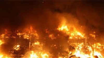 حريق هائل يلتهم مزرعة دواجن في سوهاج