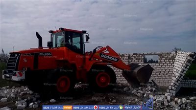 حملة لإزالة التعديات على  الأراضى الزراعية في كفرالشيخ (صور)   