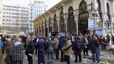 إقبال على انتخابات نقابة المهن الزراعية بالإسكندرية وانتشار الدعايا أمام اللجان (صور)