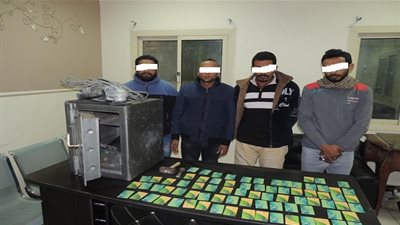 القبض علي المتهمين بسرقة مكتب تموين بالشرابية