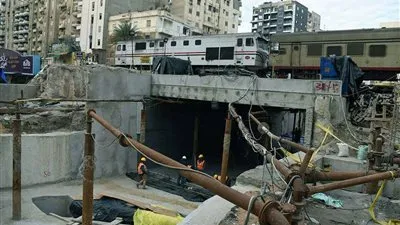 محافظ الإسكندرية يشدد على سرعة الانتهاء من توسعة نفق كليوباترا (صور)