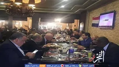 حفل عشاء لمجموعة من الناشرين العرب بمعرض للكتاب (صور) 