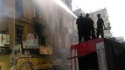 إصابة ربة منزل و طفلان في حريق 3 عقارات بالجيزة