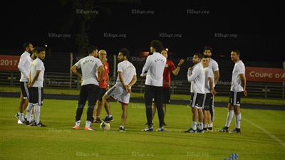التدريب الأخير لمنتخب مصر قبل مواجهة بوركينا فاسو (صور)