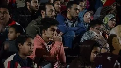 فرحة الجماهير بالمركز الأوليمبى بالهدف الأول أمام بوركينافاسو بامم أفريقيا 