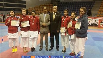 الجيش والأهلي يحصدون ميداليات اليوم الثاني في بطوله الجمهوريه للكاراتيه للكبار