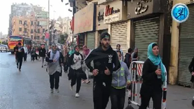 شباب ينظمون مارثون جري من قصر عابدين إلى الدقي