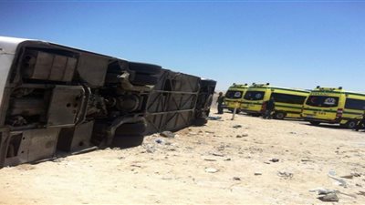 ارتفاع عدد حالات الوفاة في حادث أتوبيس نويبع إلى 10 وفيات
