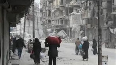 مركز المصالحة الروسى يواصل إغاثة سكان شرق حلب