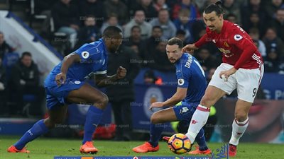 إبراهيموفيتش يصعق شباك ليستر سيتي بالهدف الثاني في أقل من 5 دقائق (فيديو)