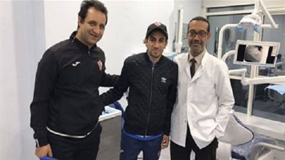 أيمن حفني وأسامة إبراهيم يذهبان لطبيب أسنان