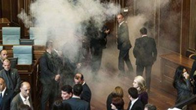 مجهول يصيب 23 شخصا فى حفلة بألمانيا بعد إطلاق الغاز المسيل للدموع