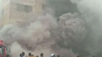 للمرة الثانية.. نشوب حريق بسوق الجمعة في الإسكندرية