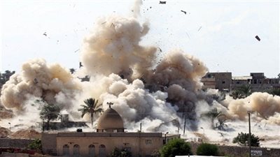 عناصر تكفيرية تفجر مبني الوحدة الصحية بمدخل مدينة 