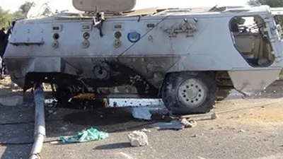 عاجل.. إصابة 4 شرطيين إثر انقلاب مدرعة في سيناء