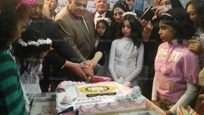 محافظ الدقهلية يحتفل بالعيد القومي للمحافظة في مؤسسة البنات بالمنصورة (صور)