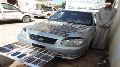 ضبط 60 طربة حشيس بحوزة عاطل بمطروح