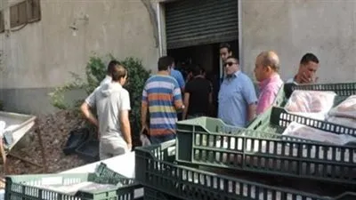 ضبط 43 طن مواد تموينيه قبل بيعها في السوق السوداء