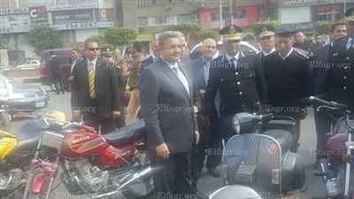 مدير أمن الجيزة يتفقد شارع جامعة الدول العربية لضبط المخالفات (صور)