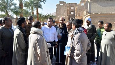 محافظ الأقصر يفاجئ مسؤولي 