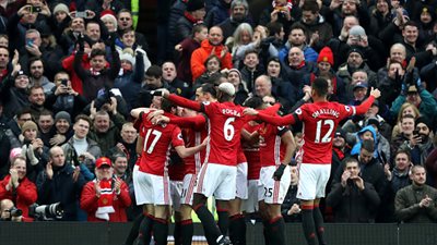 الدوري الإنجليزي .. مانشستر يونايتد يعبر عقبة واتفورد بنجاح (فيديو)