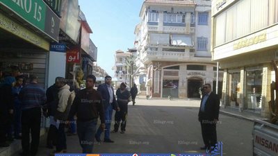 حملة لإزالة الإشغالات في أسواق رأس البر بدمياط  (صور) 