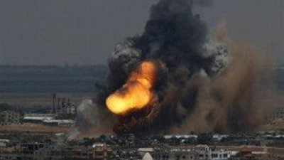 قصف مقر الحكومة العراقية في بغداد