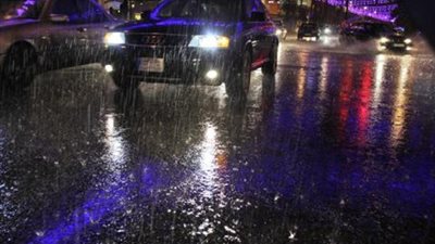 أمطار غزيرة على أغلب مناطق الإسكندرية 