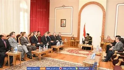 البابا تواضروس يستقبل وفد الكونجرس الأمريكي 