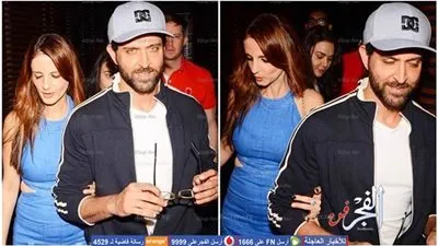 رغم انفصالهما.. ريثيك روشان و سوزان خان يتناولان العشاء معا (صور)