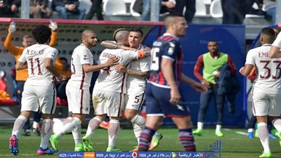 الدوري الإيطالي.. ناينجولان يحرز لروما في شباك كروتوني من صناعة محمد صلاح (فيديو)