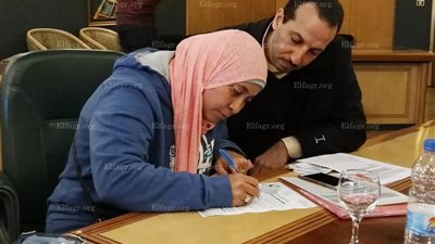 زوجة الصحفي المحبوس 