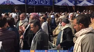 إنهاء خصومة ثأرية بين عائلتين بالمنيا (صور)