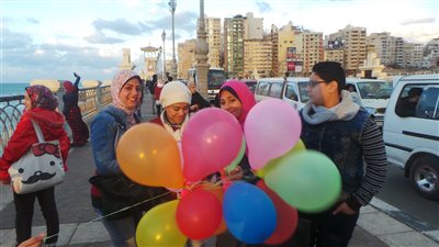 كيف احتفل شباب الإسكندرية بـ