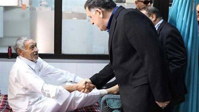 السراج يتفقد مستشفى طرابلس المركزي بشارع الزاوية