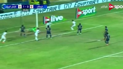 أمير عبد الحميد يمنع الزمالك من هدف التعادل (فيديو)