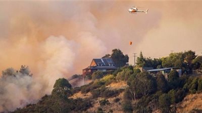 تدمير 11 منزل جراء حريق هائل في جنوب نيوزيلندا  