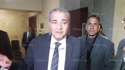 على المصيلحي يصل وزير التموين بعد أداء اليمين الدستورية (صور)