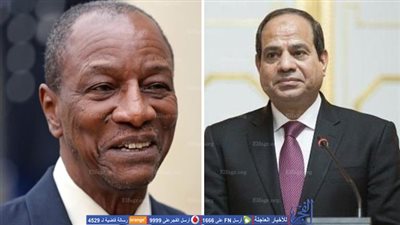 السيسي لنظيره الغيني: مصر حريصة على دعم وحدة واستقرار ليبيا