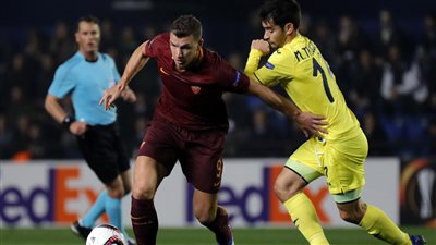 دزيكو يضيف الهدف الثاني له والثالث لروما في شباك فياريال (فيديو)