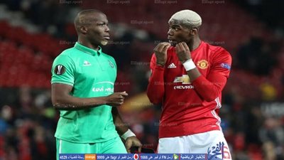 صور بول بوجبا وشقيقه عقب انتهاء مباراة مان يونايتد وسانت إيتيان 