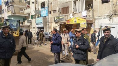 حملة مرورية في شوارع كفر سعد بدمياط 