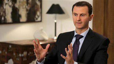 الأسد: الغرب يدعم الإرهابيين والانتصار فى حلب خطوة على طريق هزيمة الإرهاب 