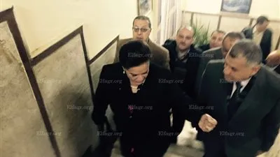 لحظة وصول أول سيدة تتقلد منصب المحافظ لمقر عملها بالبحيرة (صور)