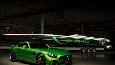 مرسيدس AMG وCigarette تكشفان عن قارب خيالي مستوحى من 