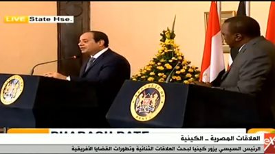 السيسي يدعو رئيس كينيا لزيارة مصر