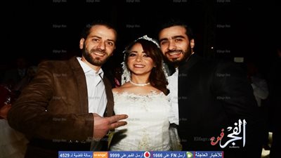 نجوم الفن والإعلام في حفل زفاف الفنان محمد عامر وسلمي زهران (صور)  